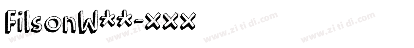 FilsonW04字体转换
