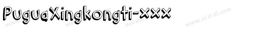 PuguaXingkongti字体转换