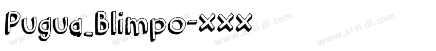Pugua_Blimpo字体转换