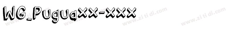 WG_Pugua字体字体转换