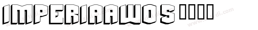 ImperiaAW05字体转换