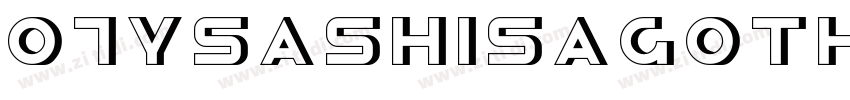 07YsashisaGothicTega字体转换