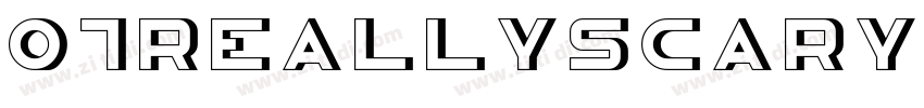 07reallyscary字体转换