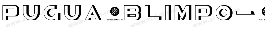 Pugua_Blimpo字体转换