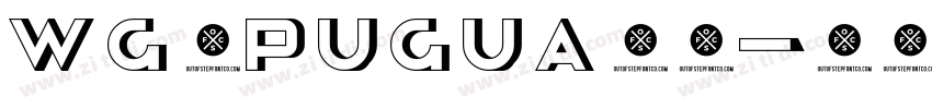 WG_Pugua字体字体转换