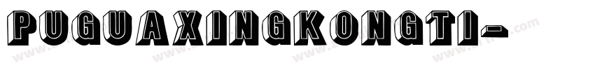 PuguaXingkongti字体转换