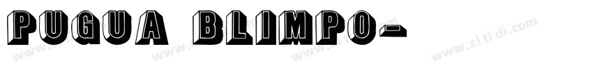 Pugua_Blimpo字体转换