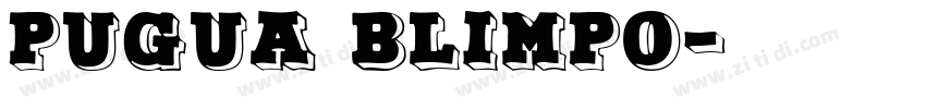 Pugua_Blimpo字体转换