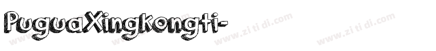 PuguaXingkongti字体转换