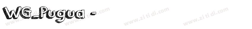 WG_Pugua字体字体转换