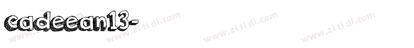 cadeean13字体转换