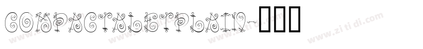 CompactaLetPlain字体转换