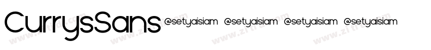 CurrysSans字体转换