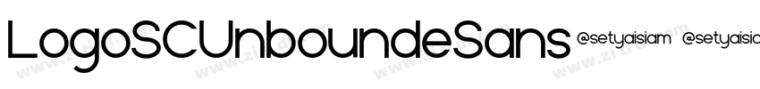 LogoSCUnboundeSans字体转换