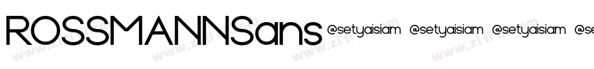 ROSSMANNSans字体转换