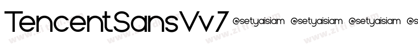TencentSansVv7字体转换