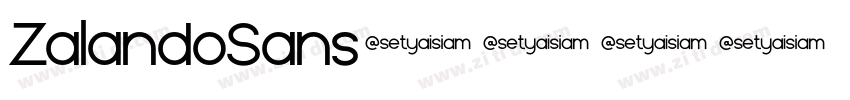 ZalandoSans字体转换