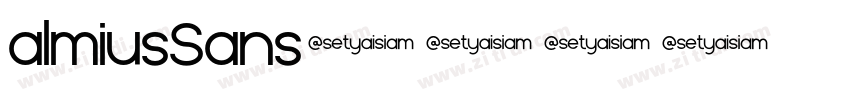 almiusSans字体转换