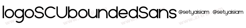 logoSCUboundedSans字体转换