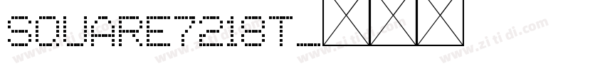 square7218T字体转换