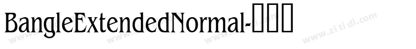 BangleExtendedNormal字体转换