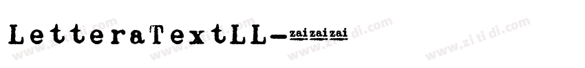 LetteraTextLL字体转换