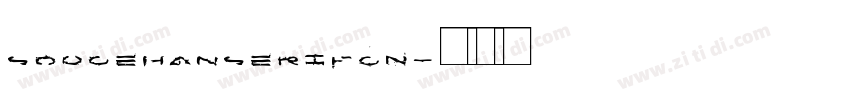 soucehanserifCN字体转换