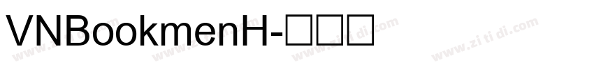 VNBookmenH字体转换