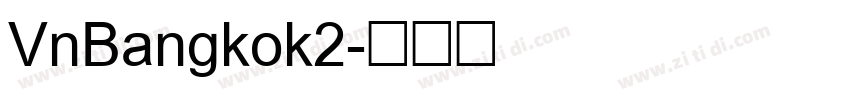 VnBangkok2字体转换