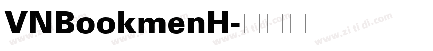 VNBookmenH字体转换