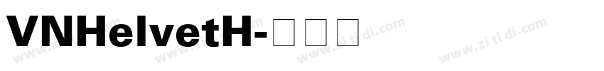 VNHelvetH字体转换