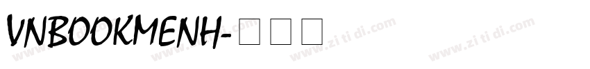 VNBookmenH字体转换