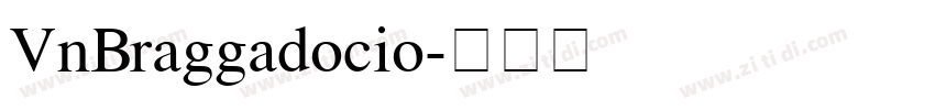 VnBraggadocio字体转换