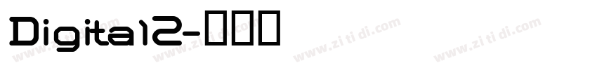 Digital2字体转换