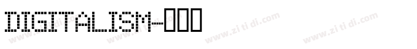 Digitalism字体转换