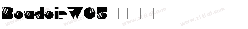 BoudoirW05字体转换