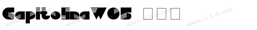 CapitolinaW05字体转换