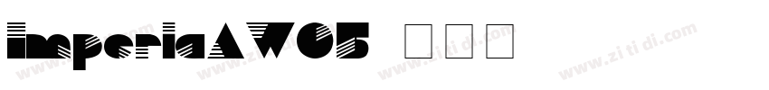 ImperiaAW05字体转换