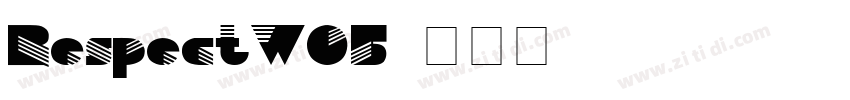 RespectW05字体转换