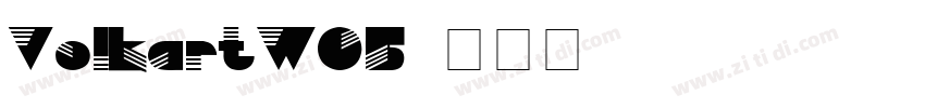 VolkartW05字体转换