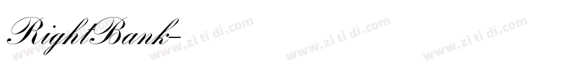 RightBank字体转换