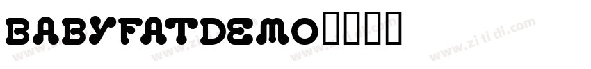 BabyFatDEMO字体转换