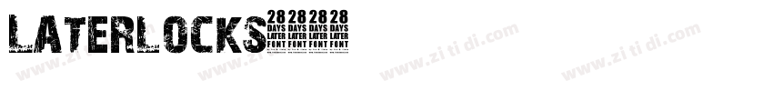 Laterlocks字体转换