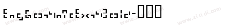 EngGothicExtBold字体转换