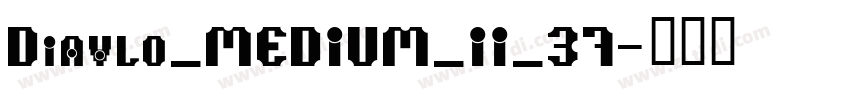 Diavlo_MEDIUM_II_37字体转换