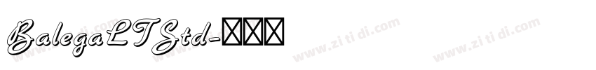 BalegaLTStd字体转换
