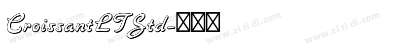CroissantLTStd字体转换