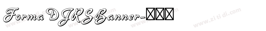 FormaDJRSBanner字体转换