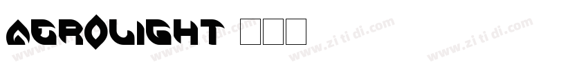 AeroLight字体转换