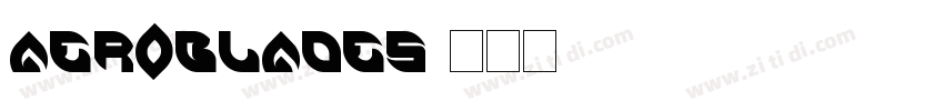 Aeroblades字体转换